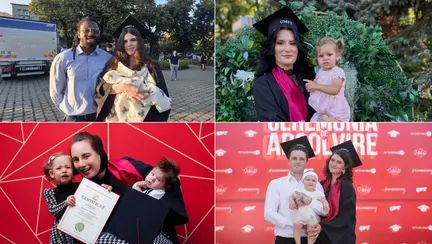 Mamele care au terminat Medicina cu copiii în brațe: „La a doua sarcină, am avut contracții în timpul examenelor”
