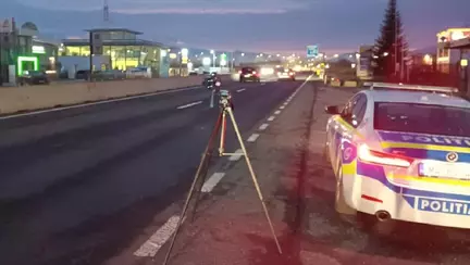 De la ce distanță te înregistrează radarul Poliției Române: Frânarea bruscă nu te scapă de amendă