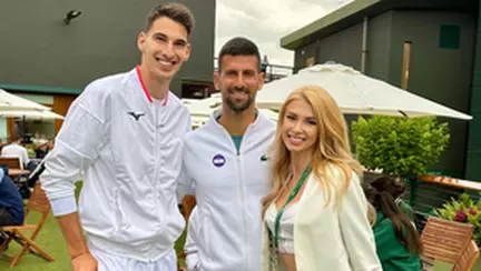 Andreea Bălan și Victor Cornea au dat nas în nas cu Novak Djokovic la Wimbledon: „Cel mai...”
