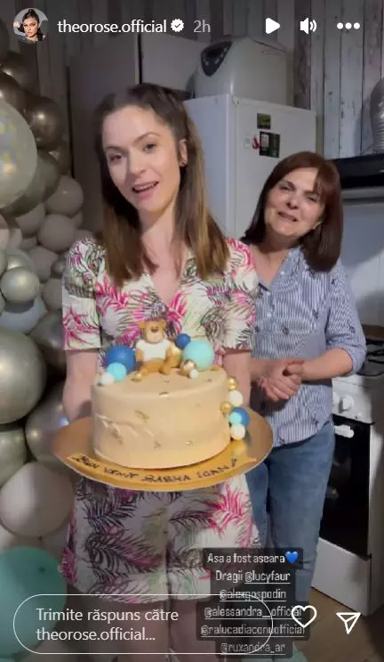 Surpriză pentru Theo Rose! Cum au fost așteptați ea, Anghel Damian și micuțul Sasha de familia artistei