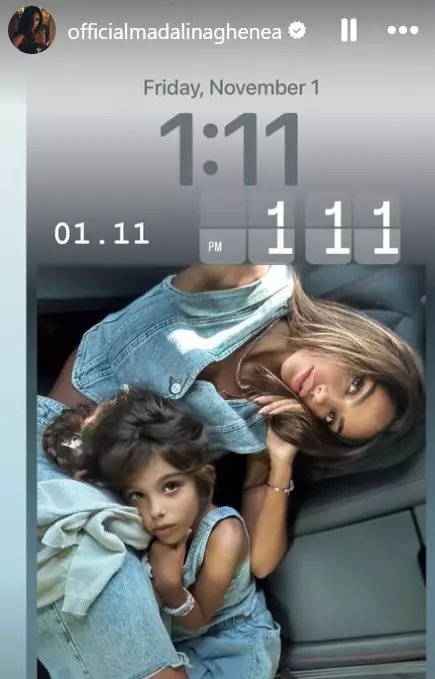 Mădălina Ghenea cu fiica ei, Charlotte