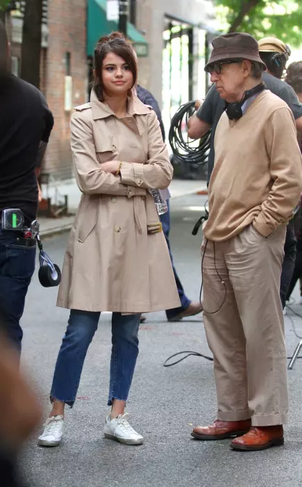 Selena Gomez si Woody Allen la filmari