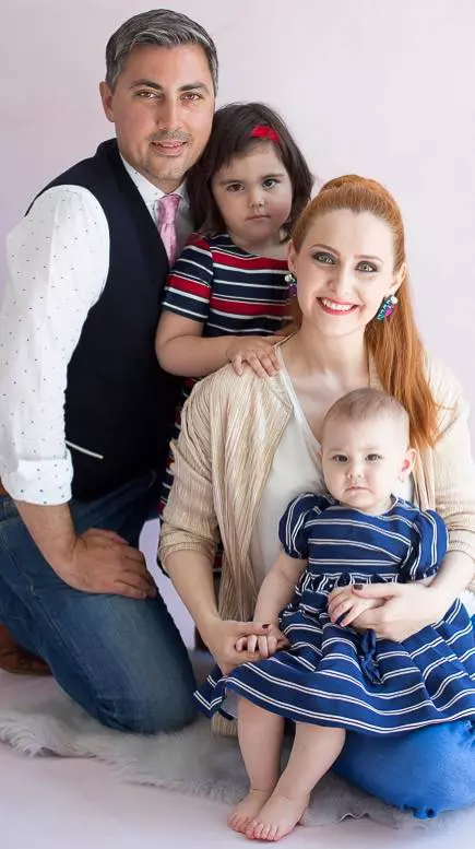 Alina Sorescu, Alexandru Ciucu și fetițele lor