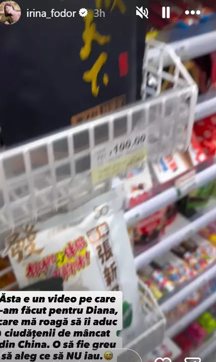 Irina Fodor în China