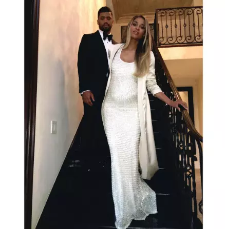 Ciara and Russell Wilson