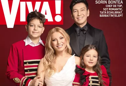 Elena Gheorghe și soțul Cornel Ene, pictorial de familie alături de fiul și fiica lor, pe coperta VIVA! de decembrie: "Ne facem timp pentru noi, oricât de aglomerați sau obosiți am fi. Vrem să le insuflăm și copiilor noștri..."