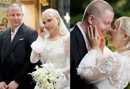 Bubu Cernea și Elena Mogîldea s-au căsătorit religios, la patru ani de la cununia civilă. Cum a apărut Cristina Ciobănașu la nuntă, în calitate de domnișoară de onoare