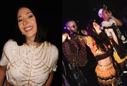 Nicole Cherry a cântat la petrecerea de final de turneu a lui J Balvin. Artista a făcut show în Columbia