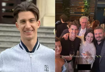 Rareș Cojoc, în ipostaze tandre alături de o tânără misterioasă în club, de ziua lui, la 37 de ani. Dansatorul le-a prezentat-o părinților pe noua sa cucerire și i-a oferit flori la plecare