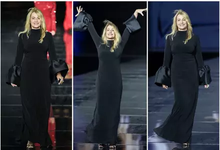 Nadia Comăneci a defilat pentru prima dată în cadrul Le Défilé L’Oréal Paris, purtând creații românești. Imagini spectaculoase cu "Zeița de la Montreal" pe podium, la Paris Fashion Week
