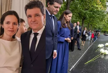Cum au apărut Nicușor Dan și Mirabela Grădinaru la Memorialul 9/11 din New York. Au depus flori în memoria victimelor atentatelor teroriste din 11 septembrie 2001: „Nu îi vom uita niciodată”
