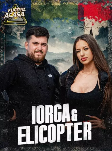 Iorga și Adrian „Elicopter de luptă” la „Fugiți de acasă”
