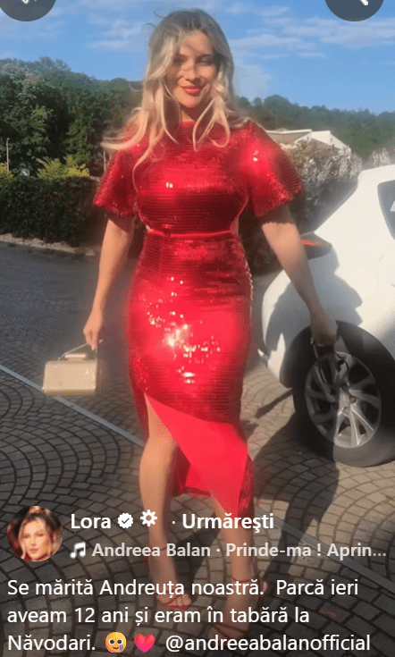 Lora la nunta Andreei Balan