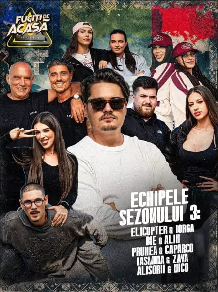 Concurenții celui de-al treilea sezon „Fugiți de acasă”, care se vede pe VOYO (2)