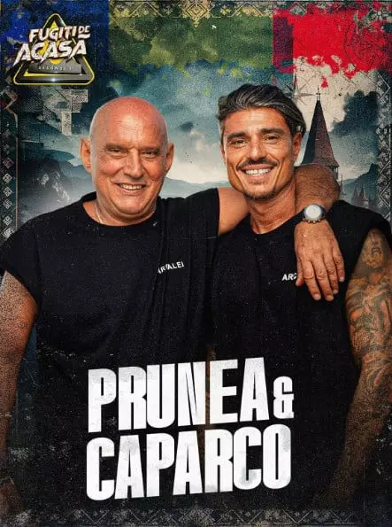 Florin Prunea și Alessandro Caparco la „Fugiți de acasă”