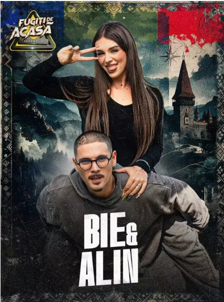 Bie (Bianca Fleșer) și Alin la „Fugiți de acasă”