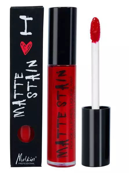Ruj lichid mat, rezistent la transfer, Melkior, Matte Stain, 49,90 lei