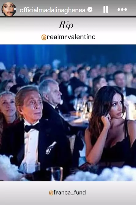 Mădălina Ghenea și Valentino