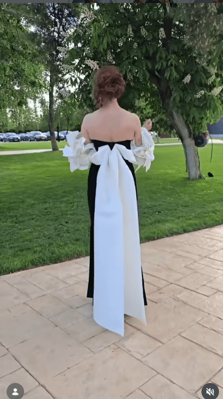 Monica Davidescu rochie la nunta Andreei