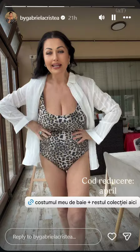 cristea in costum baie