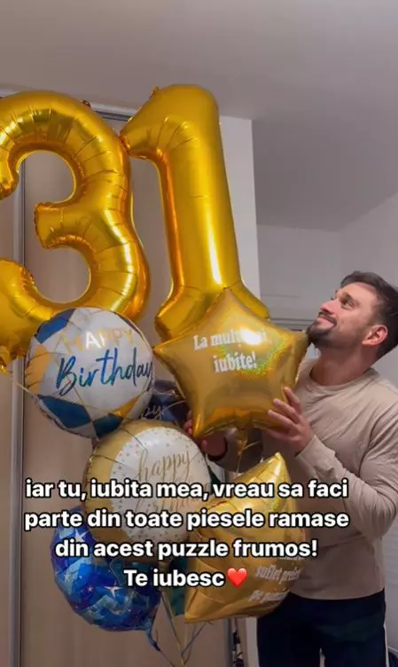 Oana Moșneagu, surpriză pentru Vlad Gherman de ziua lui  (2)