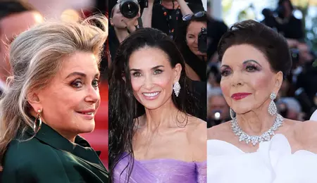 10 dive legendare, lecție de stil la Cannes 2026. Catherine Deneuve, Jane Fonda și Joan Collins, eleganță fără vârstă