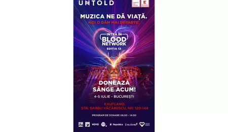 Caravana Blood Network ajunge la București