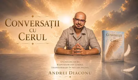 Andrei Diaconu debutează în lumea editorială cu volumul „Conversații cu Cerul – Răspunsurile Arhanghelilor”