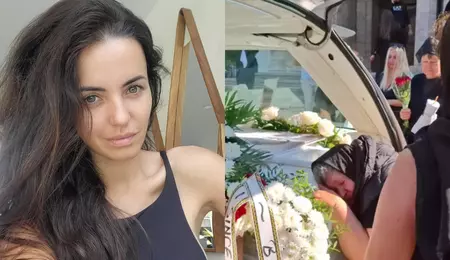 Imagini dureroase de la înmormântarea Mădălinei Apostol. Logodnica lui Nick Rădoi, condusă pe ultimul drum cu mariachi