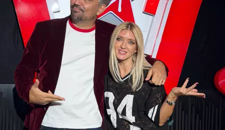 Oana Paraschiv și Andreas Petrescu au sărbătorit un an împreună la Virgin Radio Breakfast