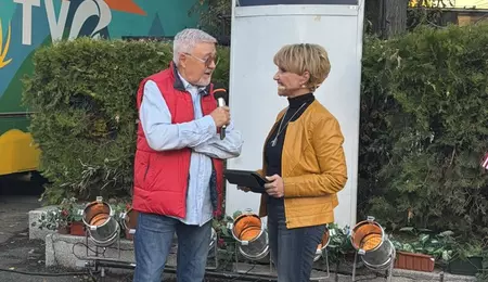 Ionel Stoica, invitatul Marinei Almășan la „Poarta Pangrati”. Jurnalistul sportiv a venit însoțit de o legendă a fotbalului românesc