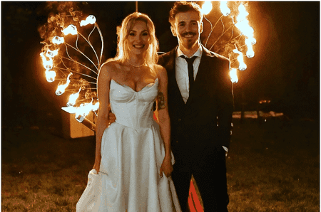 Nuntă ca în filme pentru Andrei Leonte și Laura. Imagini de poveste de la evenimentul cel mare