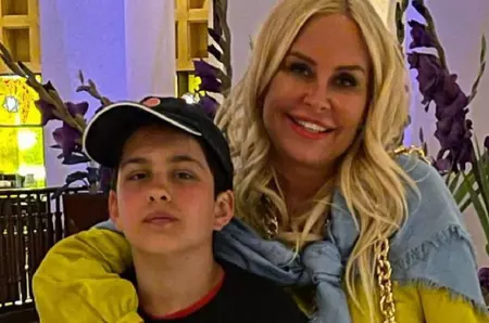 Cum arată Edan, fiul Vicăi Blochina și al lui Victor Pițurcă, la 18 ani. E copia fidelă a tatălui său: „Ce băiat frumos!”