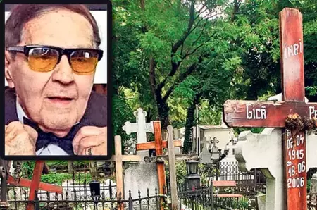 Mormântul lui Gică Petrescu din Cimitirul Bellu, lăsat în paragină de autorități. Cine a îngrijit, recent, locul de veci al marelui artist care s-a stins în urmă cu 19 ani