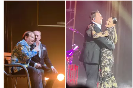 Momente emoționante la Sala Palatului, în fața a 5 mii de spectatori! Horia Brenciu i-a omagiat pe Horia Moculescu și pe Gică Petrescu: ”Astăzi învinge muzica”