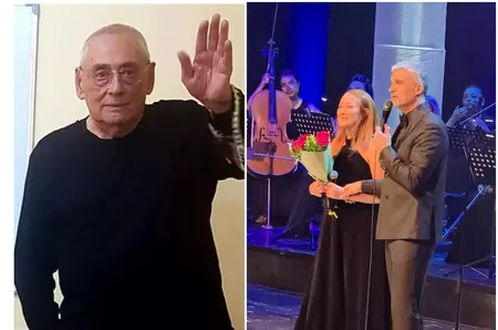 Momente emoționante! Aurelian Temișan și Nidia Moculescu, în lacrimi pe scenă, la spectacolul dedicat regretatului Horia Moculescu: ”A fost cu emoție și cu lacrimi, iar el a fost cu noi. Horia, ești aici!” / EXCLUSIV