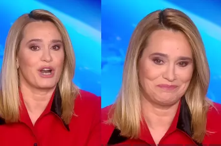 Andreea Esca, cu ochii în lacrimi în timpul jurnalului de 1 decembrie. S-au împlinit 30 de ani de când apare la Pro TV: „Trăim împreună povestea acestei țări!”