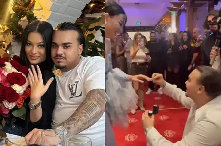 Adrian Minune Jr. a cerut-o în căsătorie pe Ariana, iubita lui. Au făcut pasul cel mare după ce au trecut printr-o despărțire