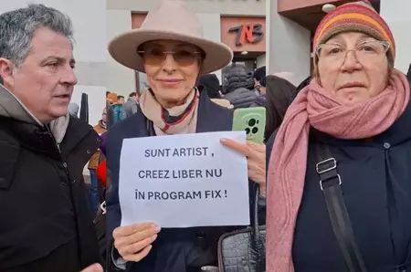 Mihai Călin, Magda Catone, Monica Davidescu, Alexandru Papadopol și alți zeci de actori au protestat împotriva programului pentru evidența timpului de muncă: "De 30 de ani nu există dialog cu noi" / EXCLUSIV