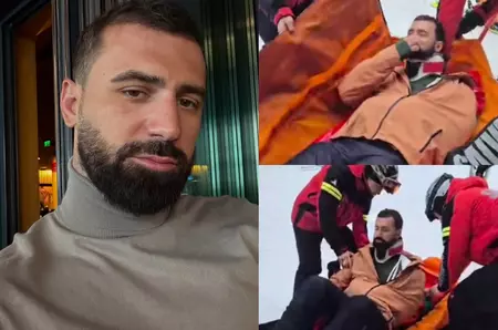 Andrei Stoica, reacție după ce s-a accidentat grav la schi și a ajuns la spital: „Realitatea m-a pus la sol. Voi merge să fac un RMN”