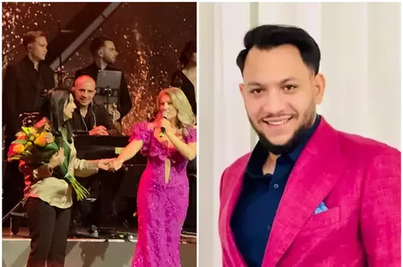 Momente uluitoare la Sala Palatului, la concertul lui Leo de la Roșiori! Mama artistului a urcat pe scenă, iar Mirela Vaida i-a spus câteva cuvinte emoționante: ”O mamă tânără și frumoasă” / EXCLUSIV 