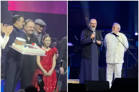 Tort spectaculos și invitați de marcă la ziua lui Ovidiu Lipan Țăndărică! Ce i-au urat Dan Negru și Părintele Necula îndrăgitului artist, la împlinirea vârstei de 73 de ani: ”Timpul poate fi bătut. Ovidiu știe cum să facă asta” / EXCLUSIV
