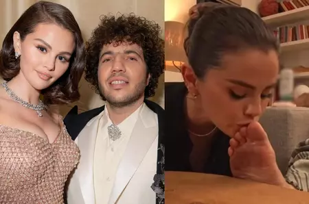Selena Gomez, apariție controversată alături de Benny Blanco. I-a sărutat picioarele partenerului ei, iar fanii au răbufnit: „Sunt dezgustat”/ „Spune-mi că este inteligența artificială”