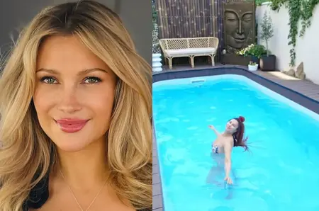 Cum arată casa în care locuiește Lora. Vila se află la marginea pădurii, are piscină și o curte spațioasă: „Căsuța visurilor noastre”