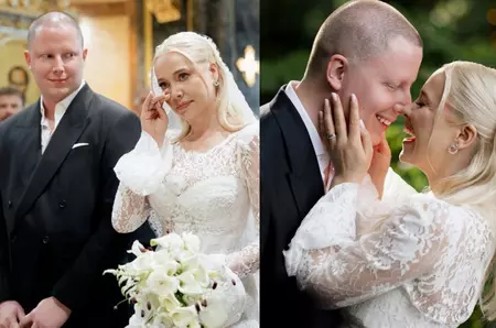 Bubu Cernea și Elena Mogîldea s-au căsătorit religios, la patru ani de la cununia civilă. Cum a apărut Cristina Ciobănașu la nuntă, în calitate de domnișoară de onoare