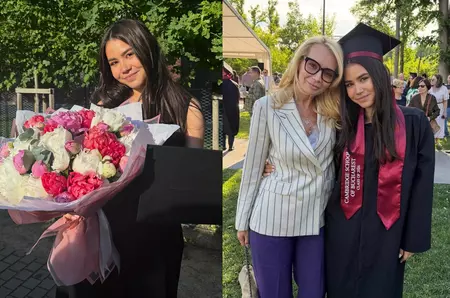 Irina, fiica Dacianei Sârbu și a lui Victor Ponta, a absolvit liceul. Imagini de la festivitate, alături de sora mai mică și părinții divorțați: „Ce e mai bun abia urmează”