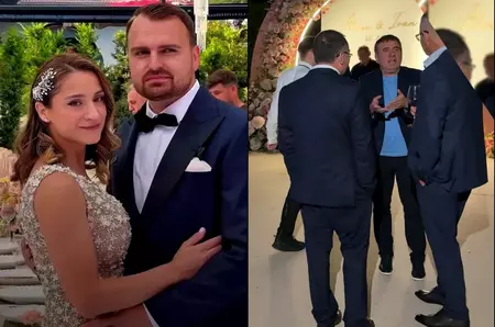 Alina, nepoata lui Gigi Becali, și soțul ei, nuntă după 10 ani de la cununia civilă. Latifundiarul nu a fost prezent, însă fiica lui, Teodora, a participat