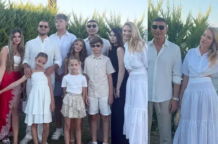 Tablou de familie! Valentina Pelinel, imagini rare cu Cristi Borcea și 8 dintre cei 9 copii pe care îi are afaceristul: „Vacanțele trec, amintirile rămân”