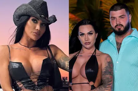 Cine este Nattasha Black de la Insula iubirii 2026. Are 31 de ani, e dominatoare de meserie și locuiește în Anglia alături de Laurențiu Bălăucă, partenerul ei