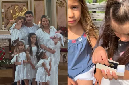 Laura Cosoi a păstrat tradiția și le-a făcut un cadou special celor cinci fiice după nașterea Ninei: „Un dar care să marcheze noua formulă a familiei noastre”
